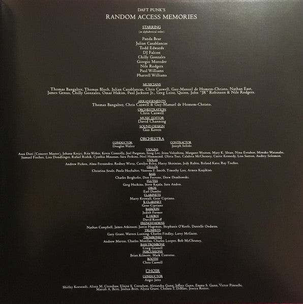 Random Access Memories - secondary