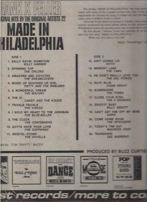 Frank X Feller - Made In Philadelphia