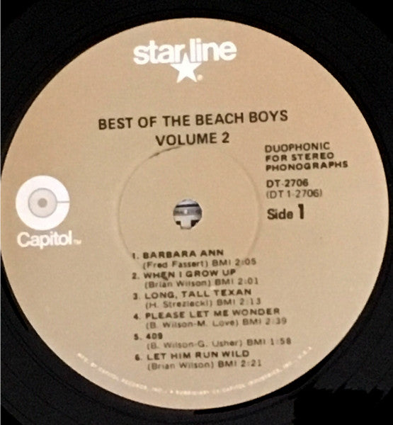 Best Of The Beach Boys, Vol. 2 - secondary