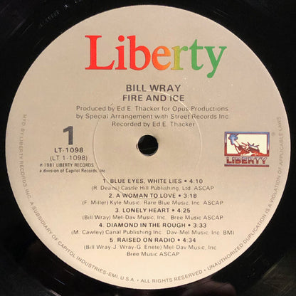 Bill Wray - Fire And Ice
