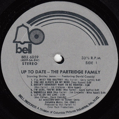 The Partridge Family, Shirley Jones, David Cassidy - Up To Date