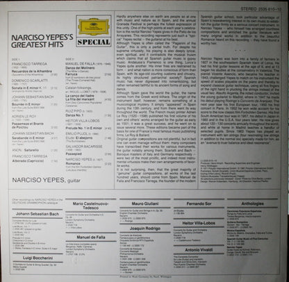 Narciso Yepes - Narciso Yepes's Greatest Hits
