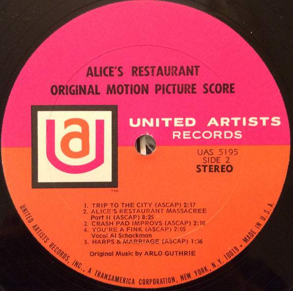 Alice's Restaurant (Original Motion Picture Score) - secondary