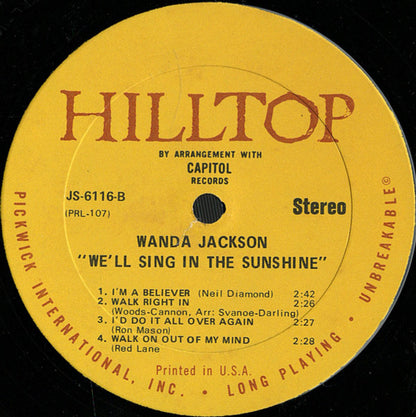 We'll Sing In The Sunshine - secondary