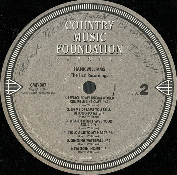 The First Recordings - secondary