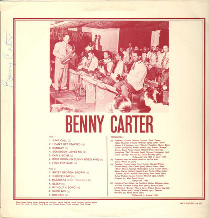 Benny Carter In Hollywood 1943-46 - secondary