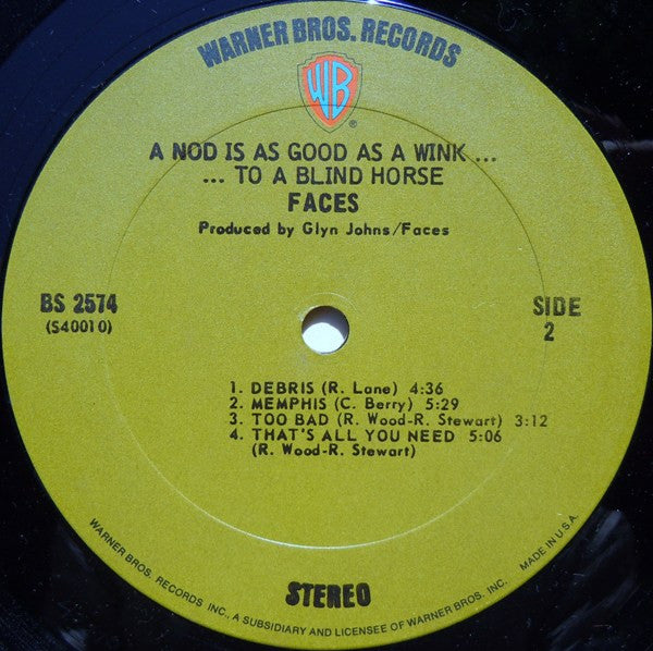 A Nod Is As Good As A Wink...To A Blind Horse - secondary