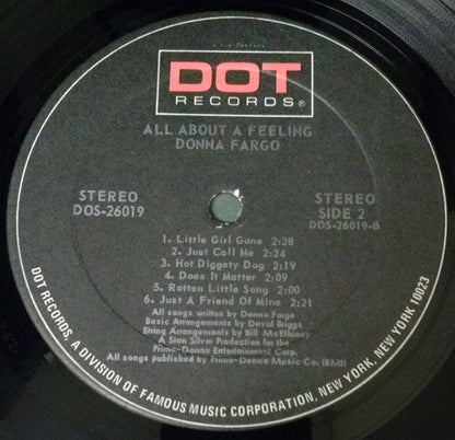 Donna Fargo - All About A Feeling