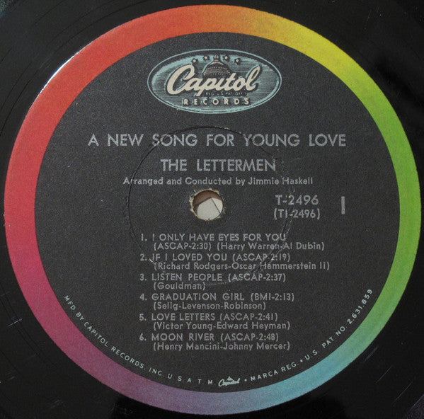 The Lettermen - A New Song For Young Love