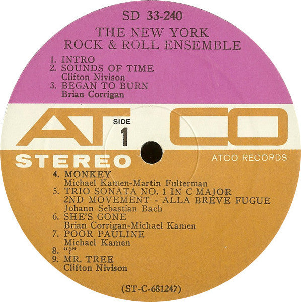 The New York Rock & Roll Ensemble - secondary