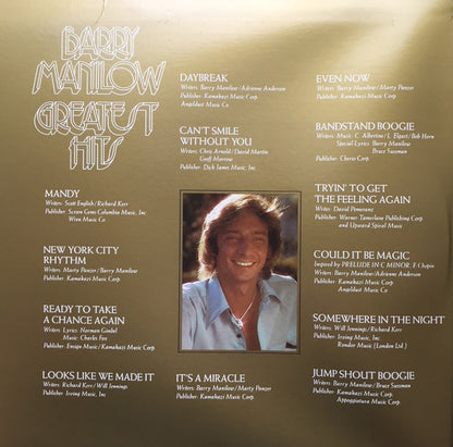 The Very Best Of Barry Manilow  - secondary