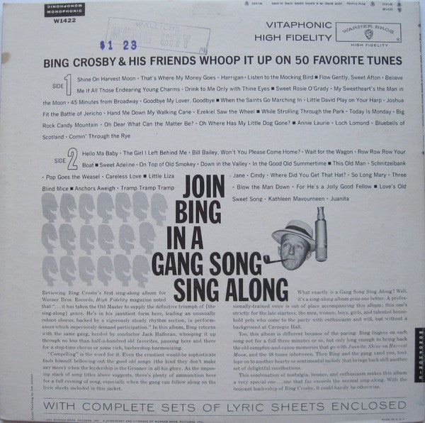 Bing Crosby & His Friends - Join Bing In A Gang Song Sing Along
