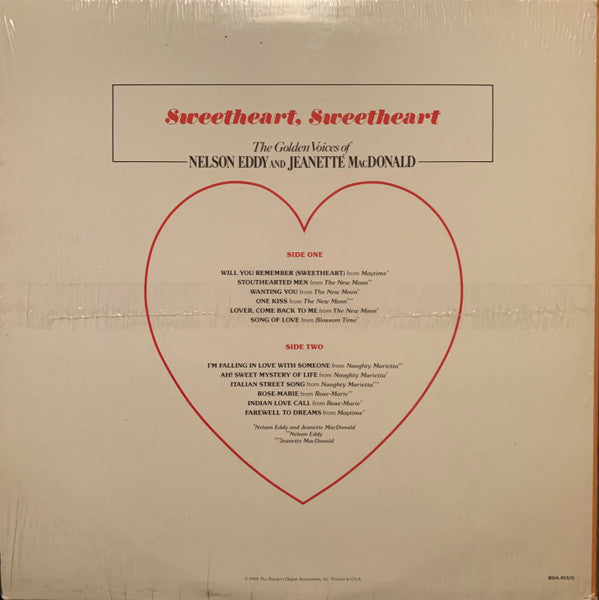 Nelson Eddy, Jeanette MacDonald - Sweetheart, Sweetheart