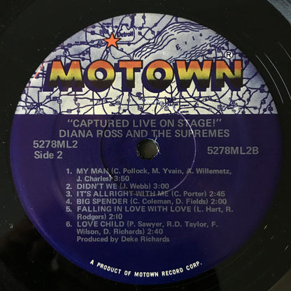 The Supremes - Captured Live On Stage !