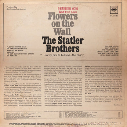 The Statler Brothers - Flowers On The Wall