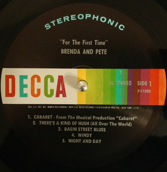 Brenda Lee, Pete Fountain - "For The First Time"