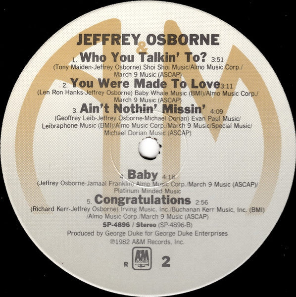 Jeffrey Osborne - secondary
