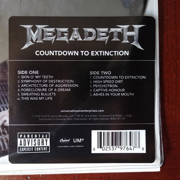 Countdown To Extinction - secondary