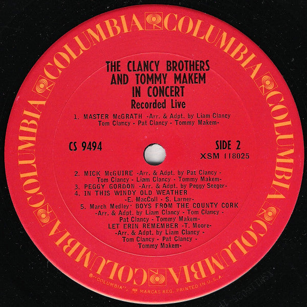 The Clancy Brothers & Tommy Makem - In Concert