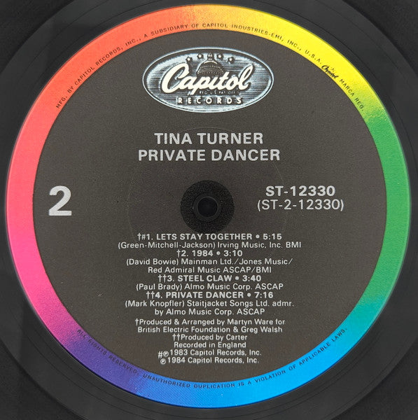 Private Dancer - secondary