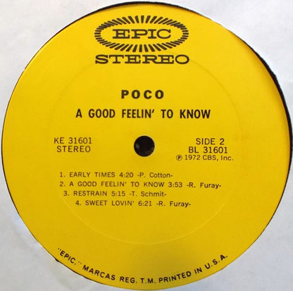 A Good Feelin' To Know - secondary