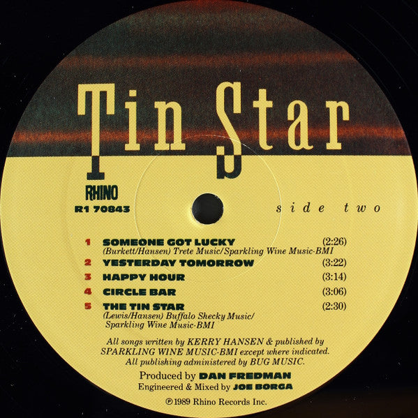Tin Star - secondary