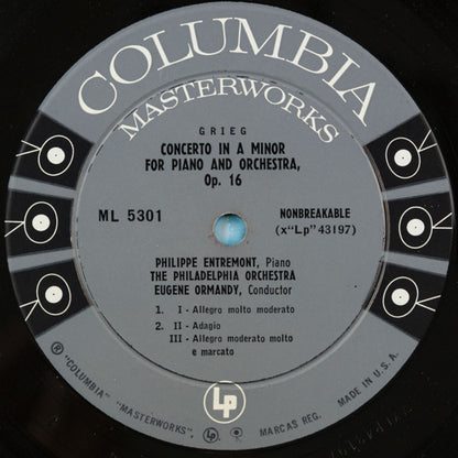 Concerto For Piano And Orchestra In A Minor, Op. 16 / Pictures At An Exhibition - secondary