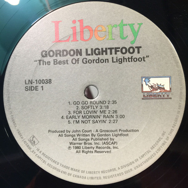 The Best Of Gordon Lightfoot - secondary