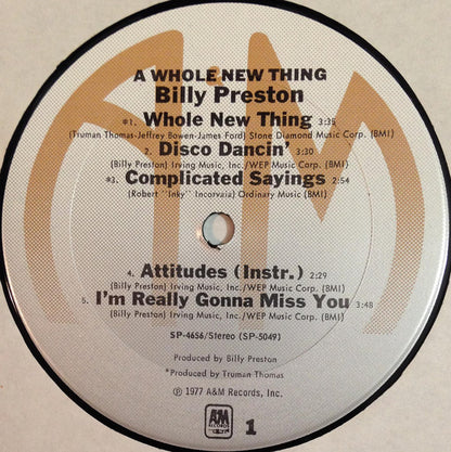 Billy Preston - A Whole New Thing