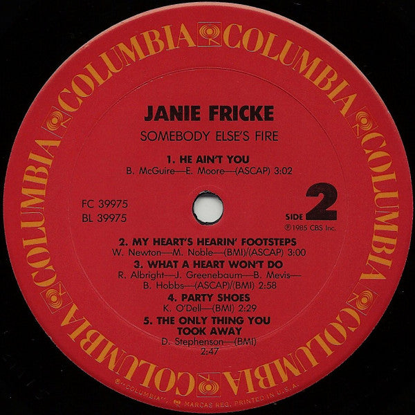 Somebody Else's Fire - secondary