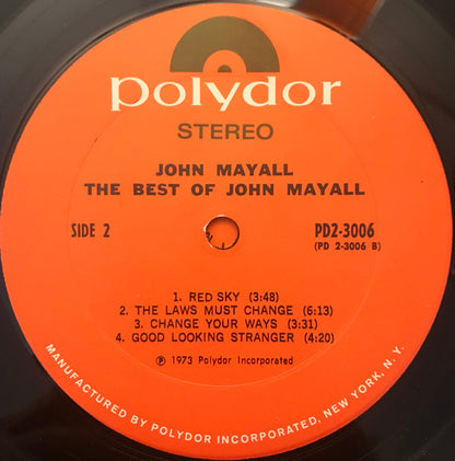 The Best Of John Mayall - secondary