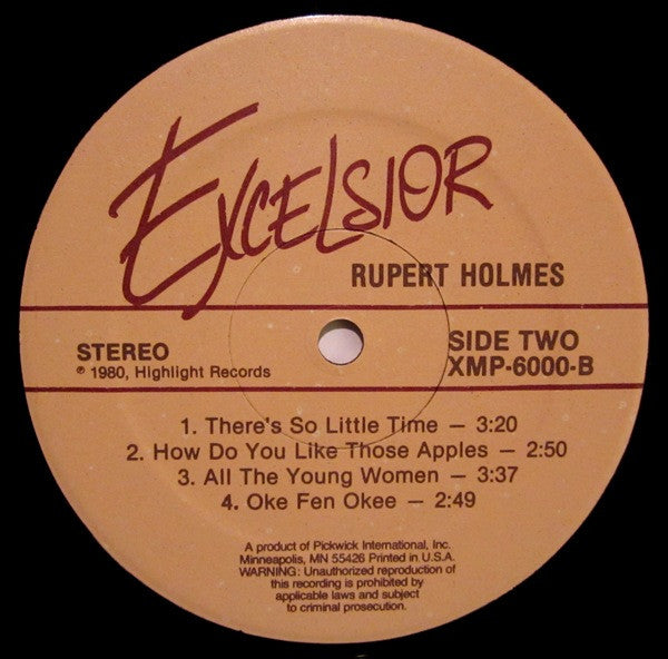 Rupert Holmes - Rupert Holmes