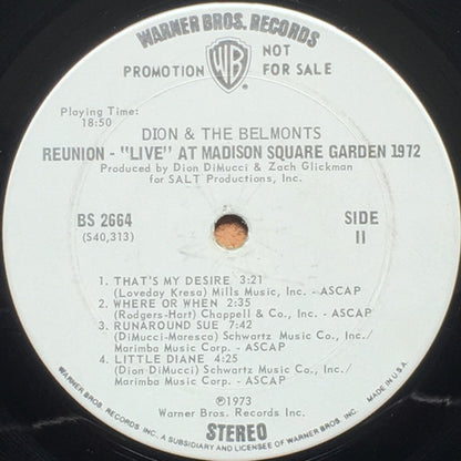  Live At Madison Square Garden 1972 (Reunion) - secondary