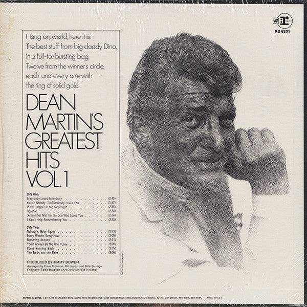 Dean Martin's Greatest Hits! Vol. 1 - secondary