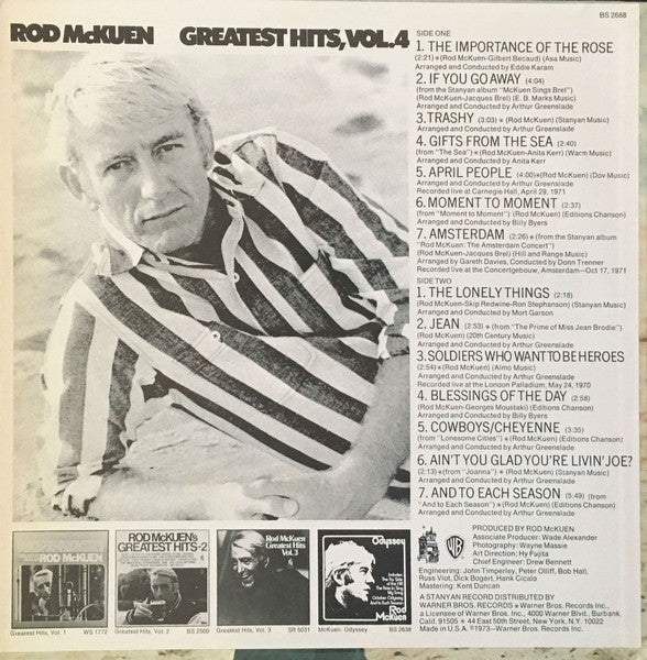 Greatest Hits, Vol. 4 - secondary