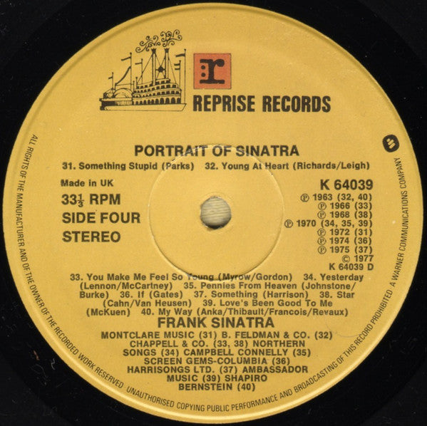 Portrait Of Sinatra: Forty Songs From The Life Of A Man - secondary