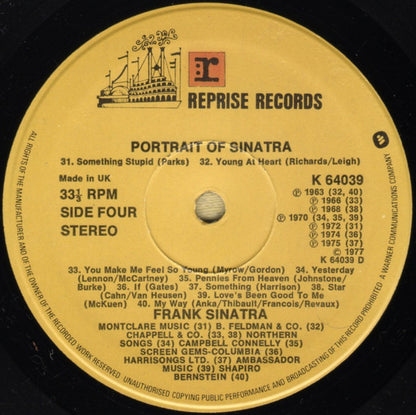 Portrait Of Sinatra: Forty Songs From The Life Of A Man - secondary