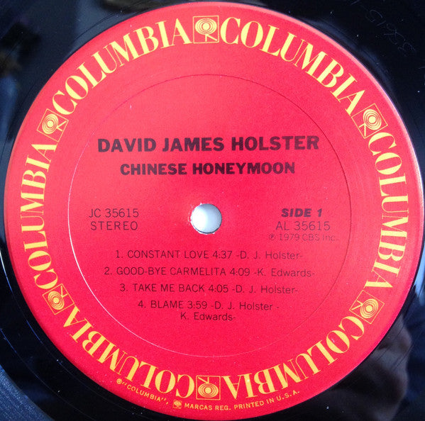 David James Holster - Chinese Honeymoon