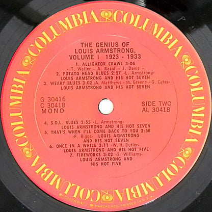 The Genius Of Louis Armstrong Volume 1: 1923-1933 - secondary