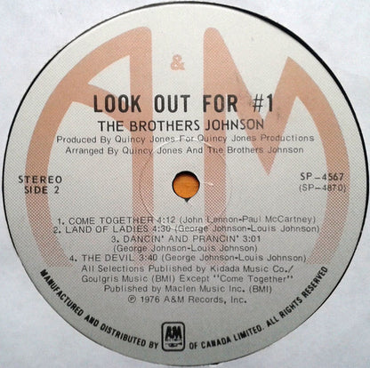Brothers Johnson - Quincy Jones Presents - Look Out For #1