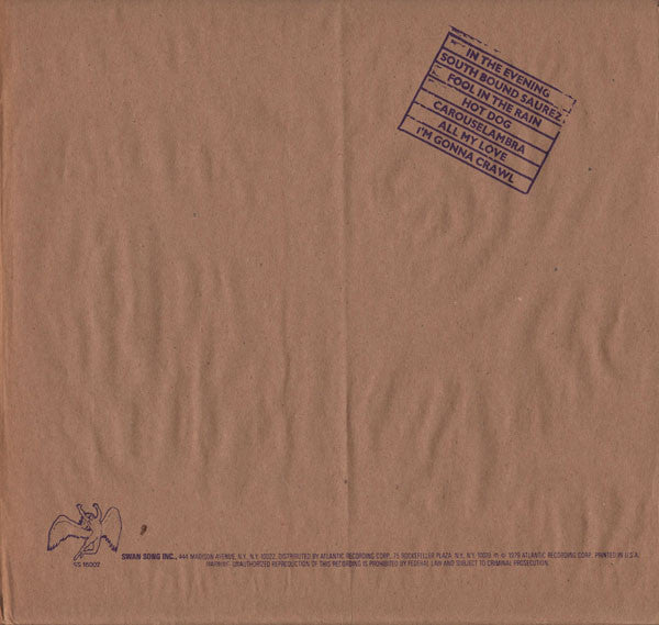 In Through The Out Door - secondary