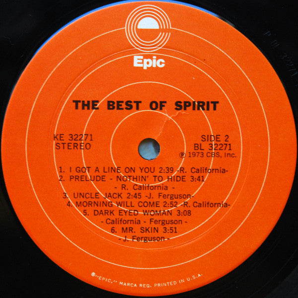 The Best Of Spirit - secondary