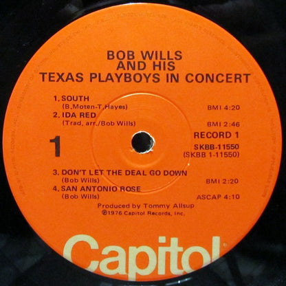 Bob Wills & His Texas Playboys - In Concert