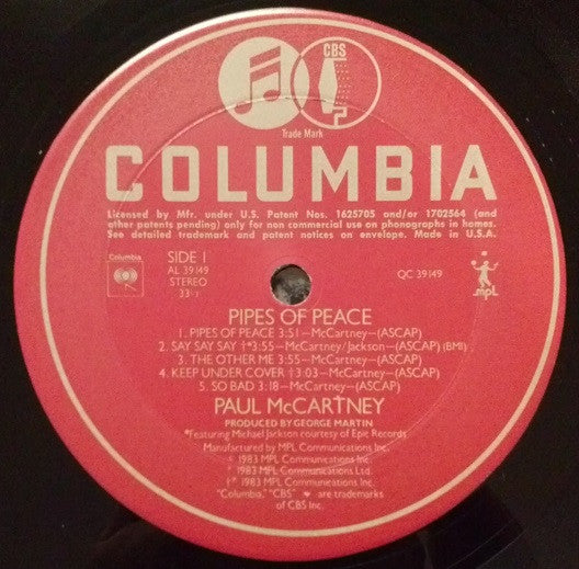 Pipes Of Peace - secondary