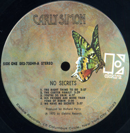 No Secrets - secondary