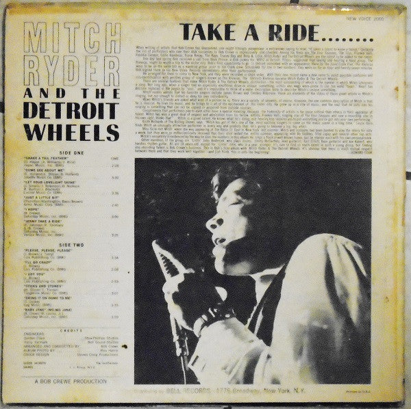 Mitch Ryder & The Detroit Wheels - Take A Ride...