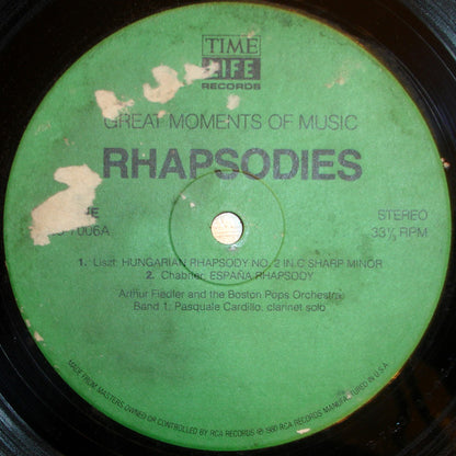Rhapsodies - secondary