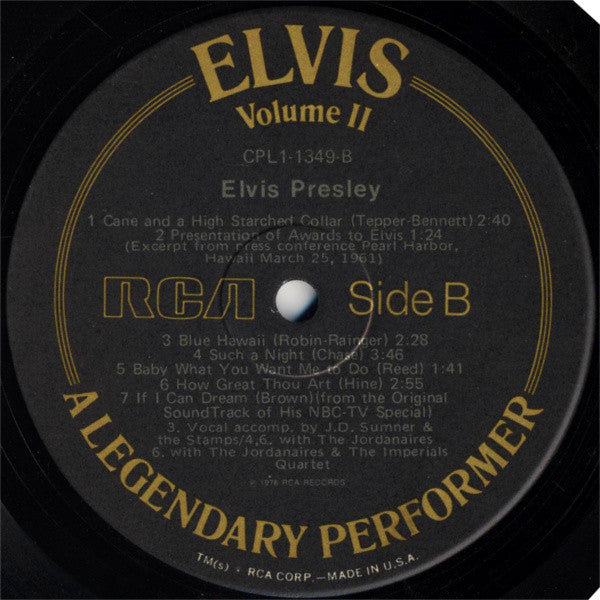 A Legendary Performer - Volume 2 - secondary