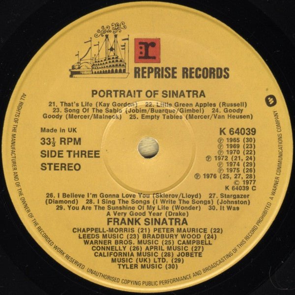 Portrait Of Sinatra: Forty Songs From The Life Of A Man - secondary