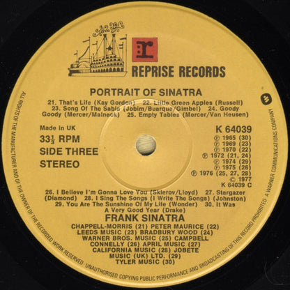 Portrait Of Sinatra: Forty Songs From The Life Of A Man - secondary